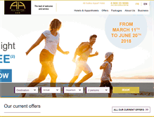 Tablet Screenshot of en.allsuites-apparthotel.com